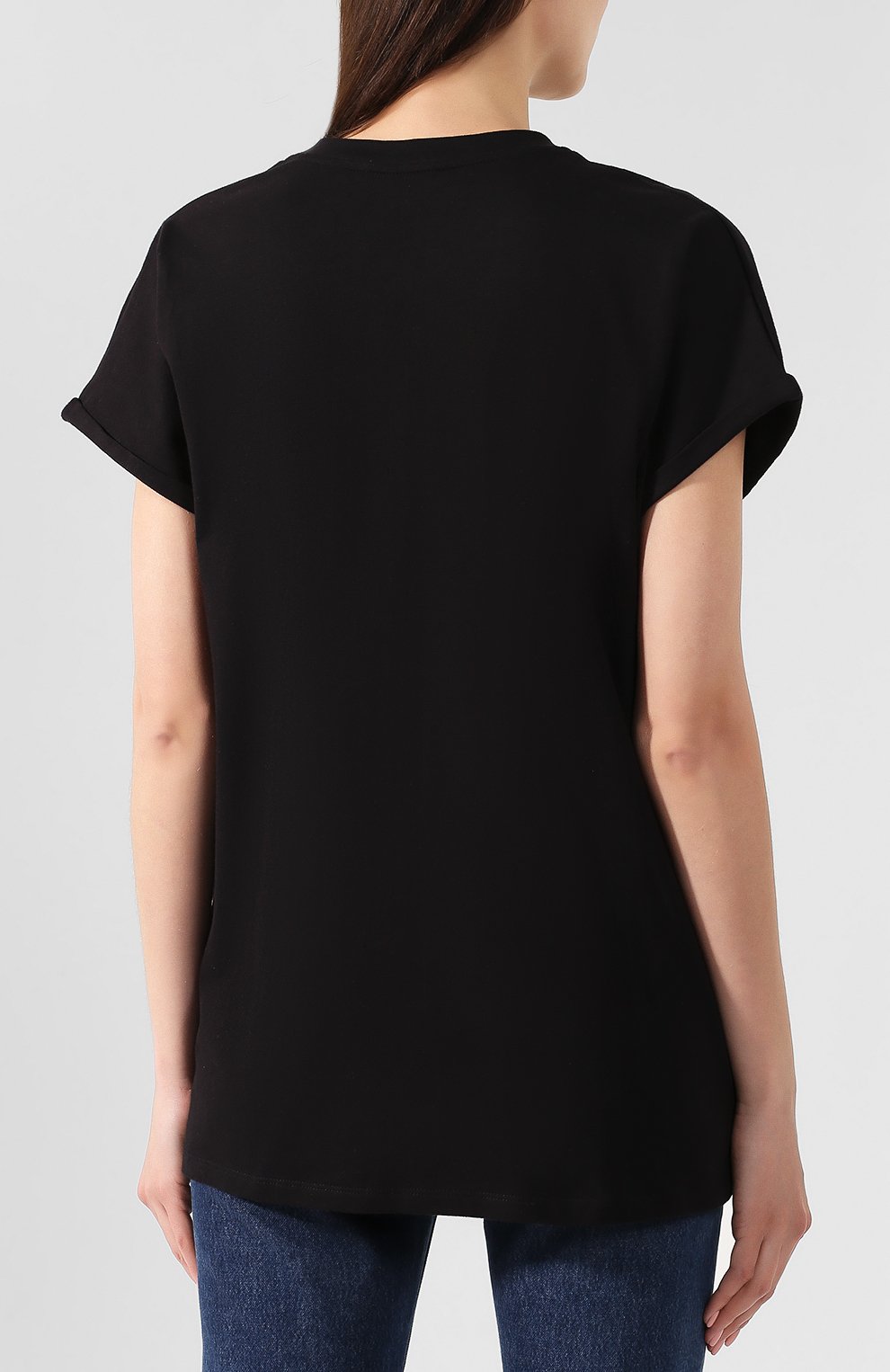 Хлопковая футболка BALMAIN, арт. RF11953/P001, фото 4