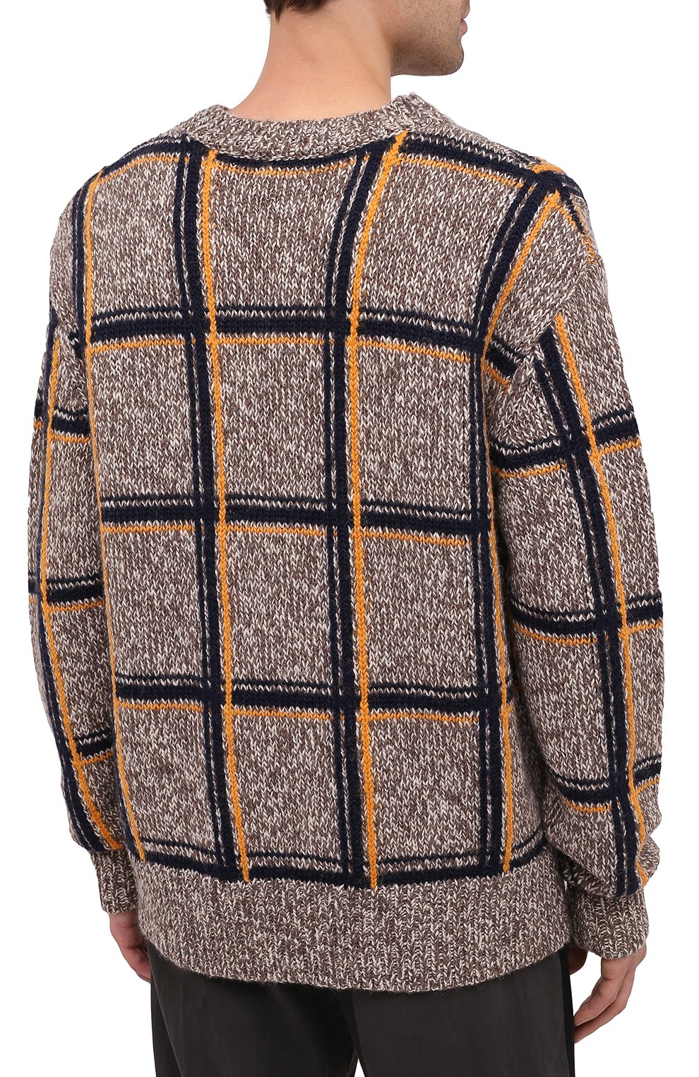 Шерстяной свитер DRIES VAN NOTEN бежевого цвета по цене 72200 руб., арт. 202-21234-1706, фото 4 Шерстяной свитер DRIES VAN NOTEN, арт. 202-21234-1706, фото 4