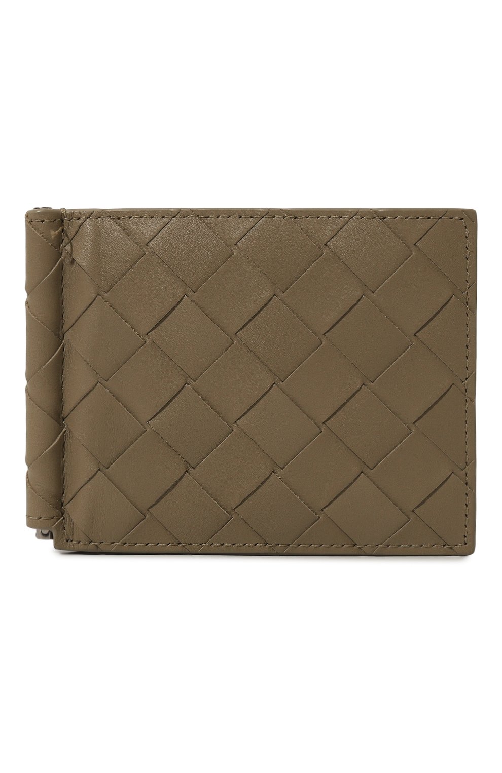 Кожаный зажим для купюр BOTTEGA VENETA бежевого цвета по цене 56650 руб., арт. 592626/VCPQ4, фото 1 Кожаный зажим для купюр BOTTEGA VENETA, арт. 592626/VCPQ4, фото 1