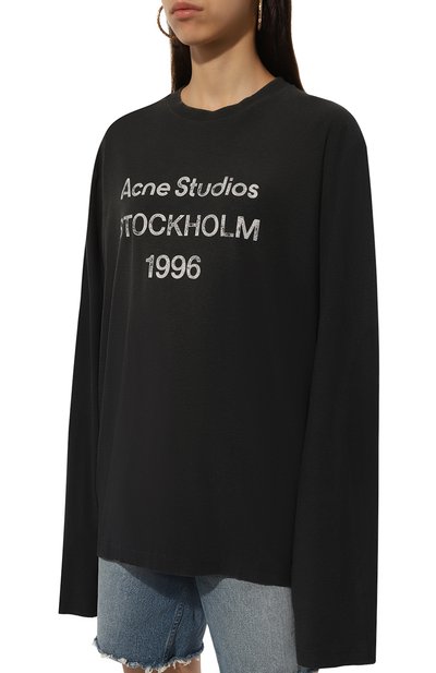 Хлопковый лонгслив ACNE STUDIOS, арт. FN-UX-TSHI000016/CL0197, фото 3