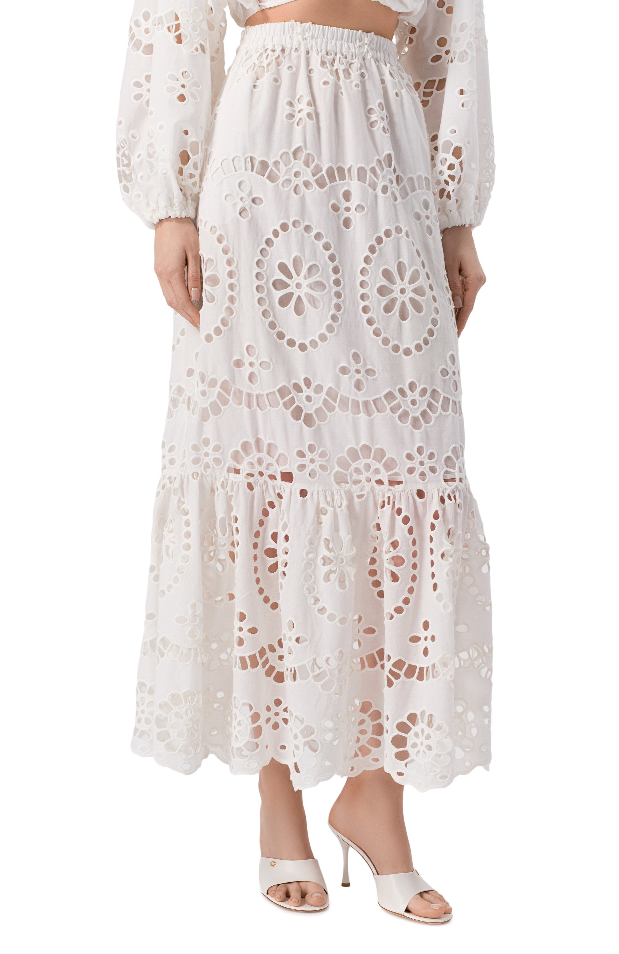 Хлопковая юбка MC2 SAINT BARTH, арт. STBW JENNY/05727H, фото 3