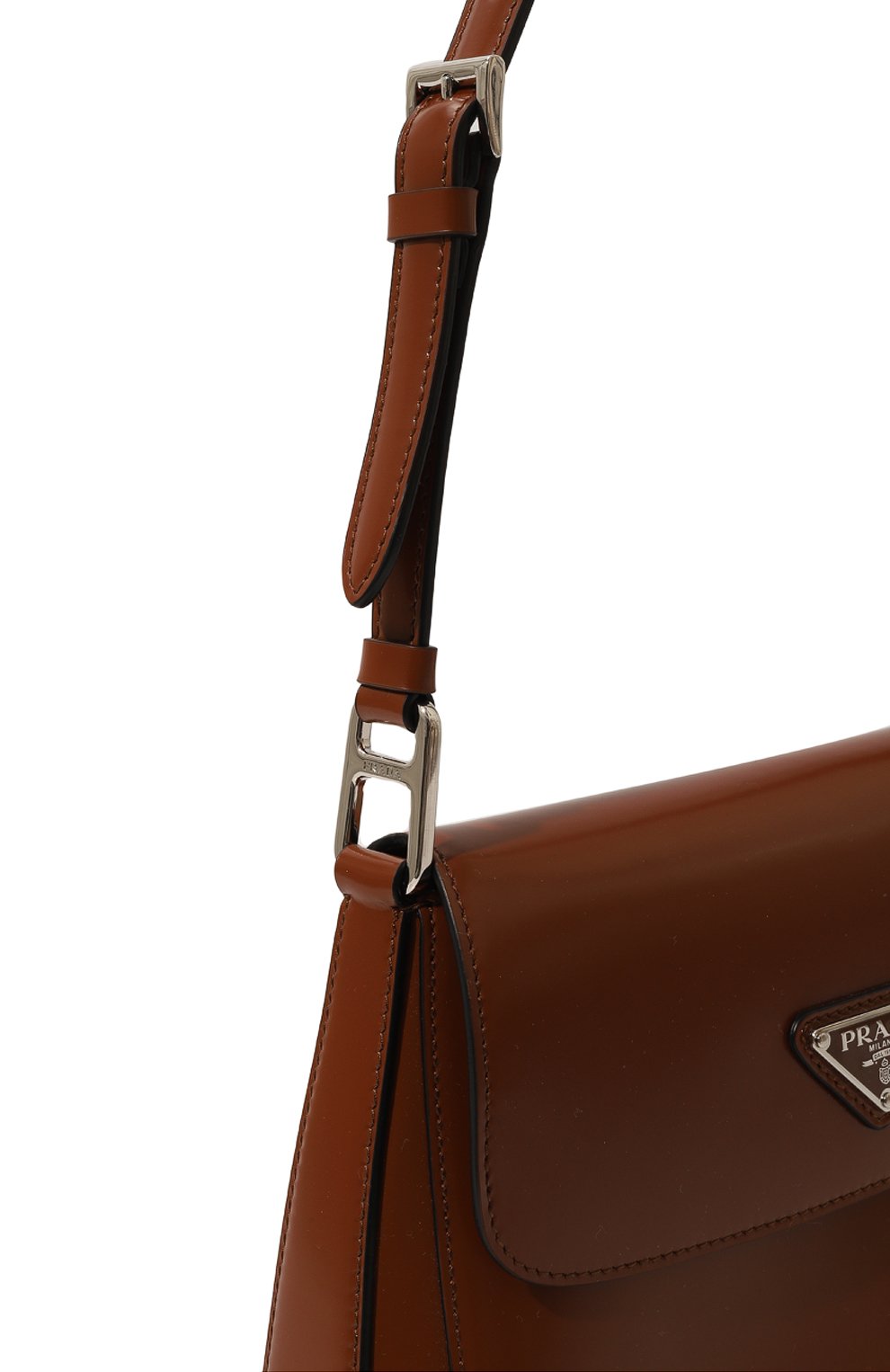 Сумка cleo PRADA коричневого цвета по цене 260000 руб., арт. 1BD303-ZO6-F02TX-HOO, фото 3 Сумка cleo PRADA, арт. 1BD303-ZO6-F02TX-HOO, фото 3
