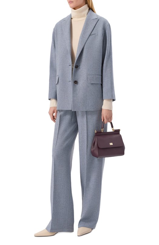 Шерстяной жакет Kiton D53502S0692002 Голубой  D53502S0692002 Фото 2