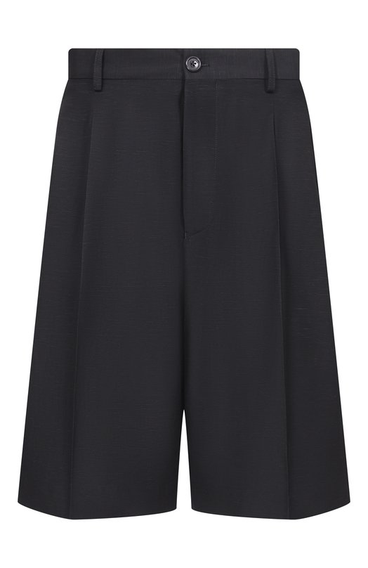 Шорты из вискозы и льна Laneus S6LAMASH090 Чёрный S6LAMASH090