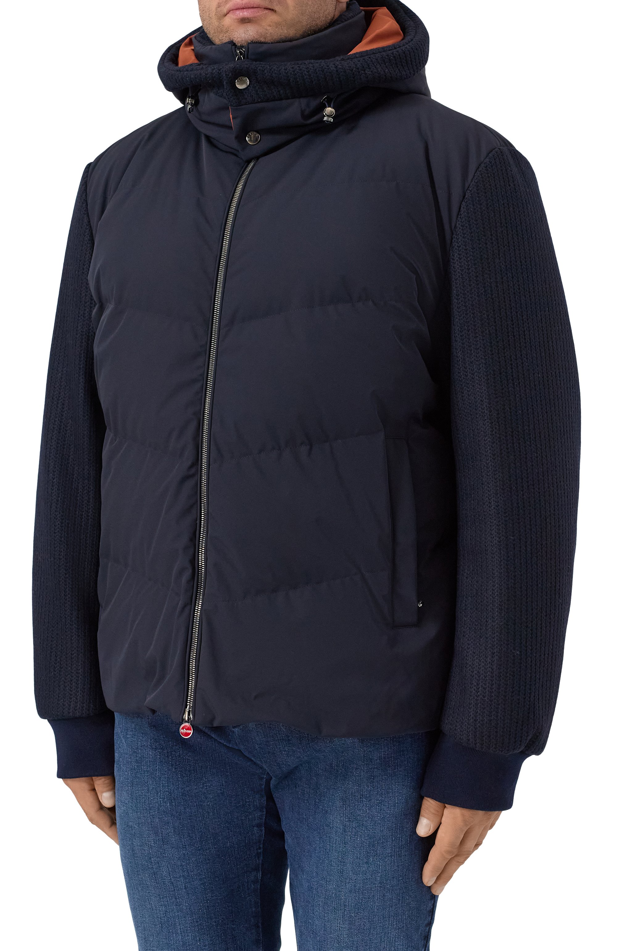 Комбинированная куртка KITON, арт. UW2258V0441H02, фото 3