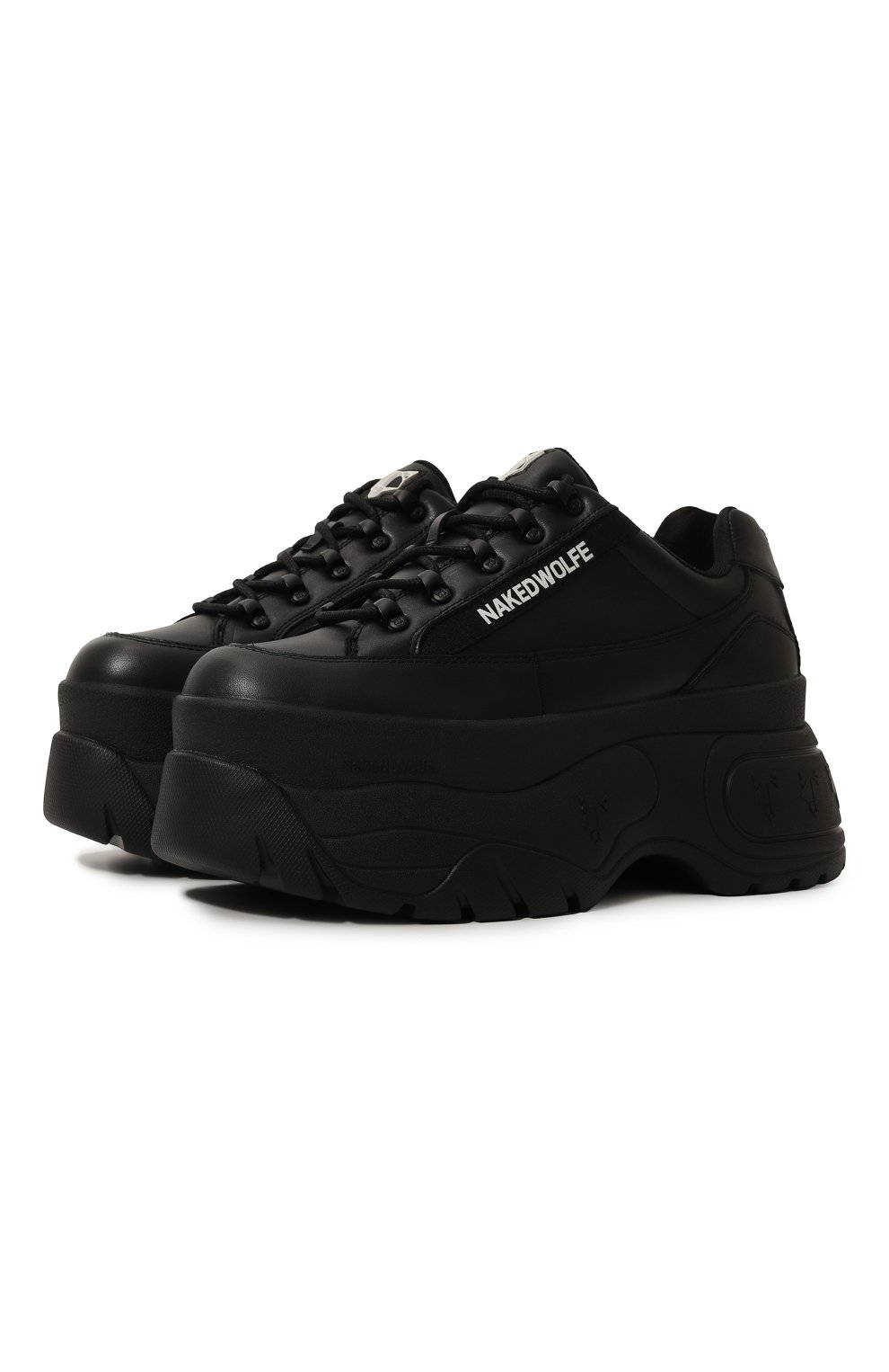 Кожаные кроссовки sprinter NAKED WOLFE черного цвета по цене 29350 руб., арт. SPRINTER, фото 1 Кожаные кроссовки sprinter NAKED WOLFE, арт. SPRINTER, фото 1