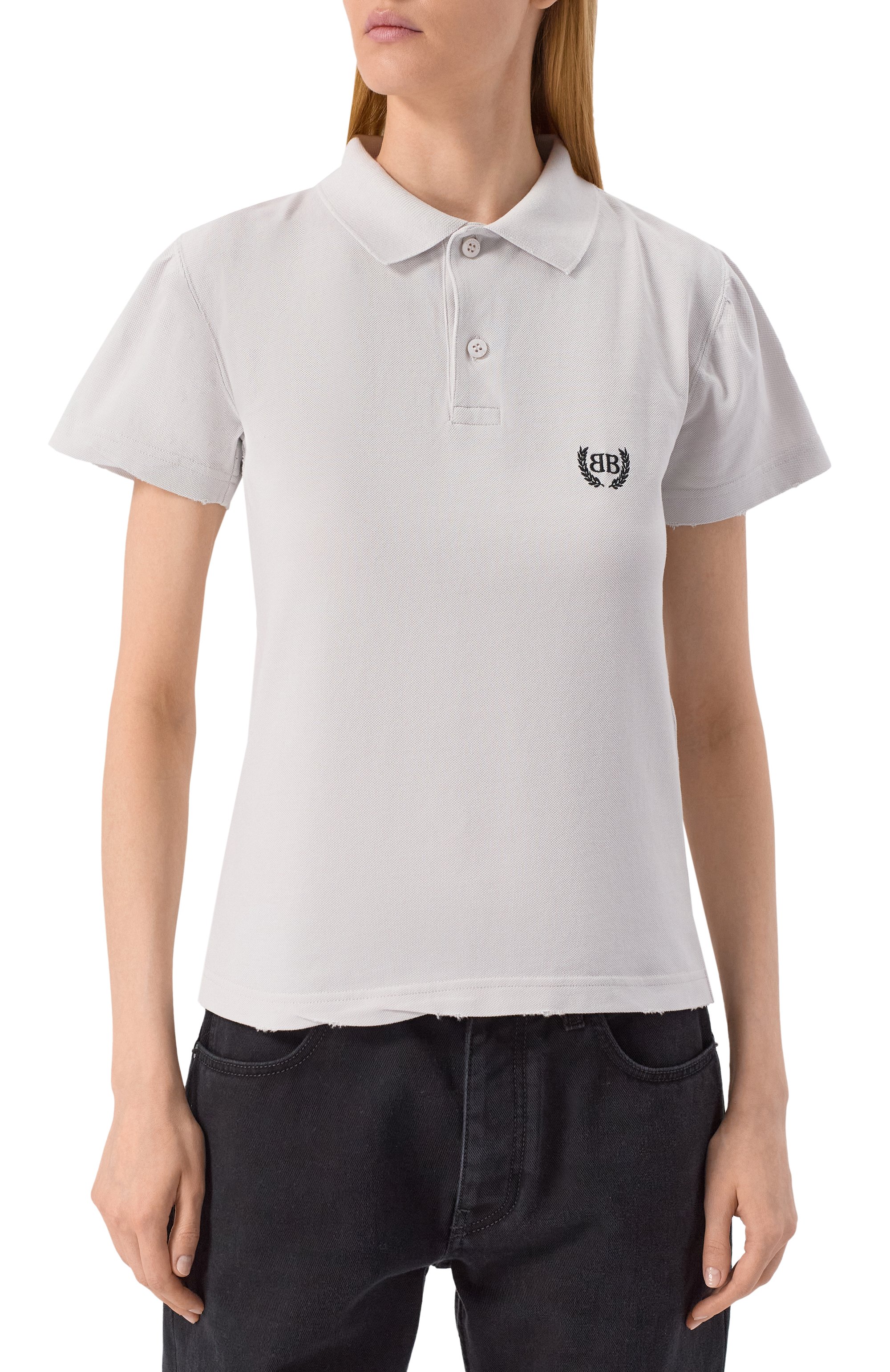 Хлопковое поло BALENCIAGA, арт. 833244/TSVC7, фото 3