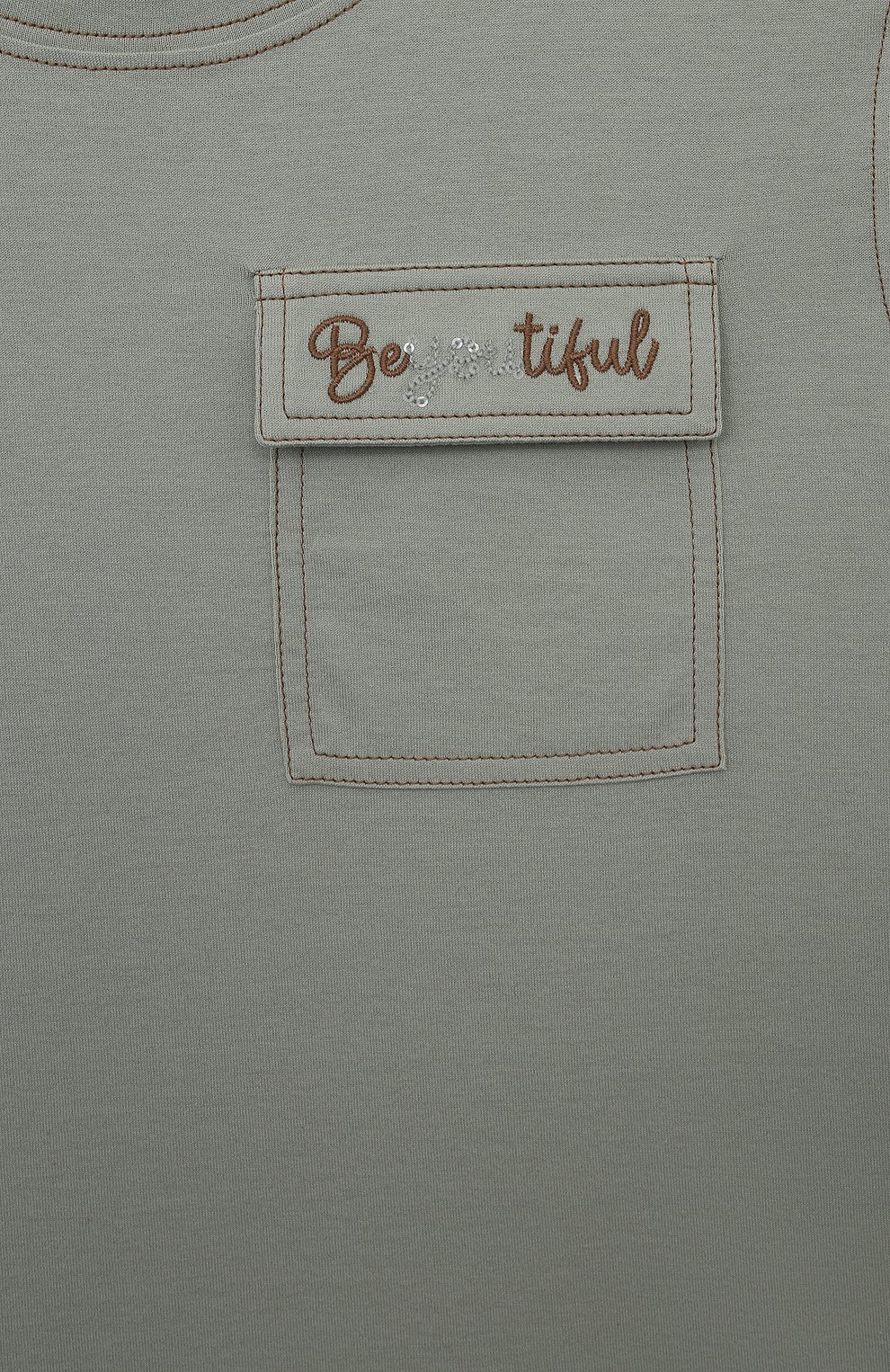 Хлопковая футболка BRUNELLO CUCINELLI, арт. B0A45T278A, фото 3