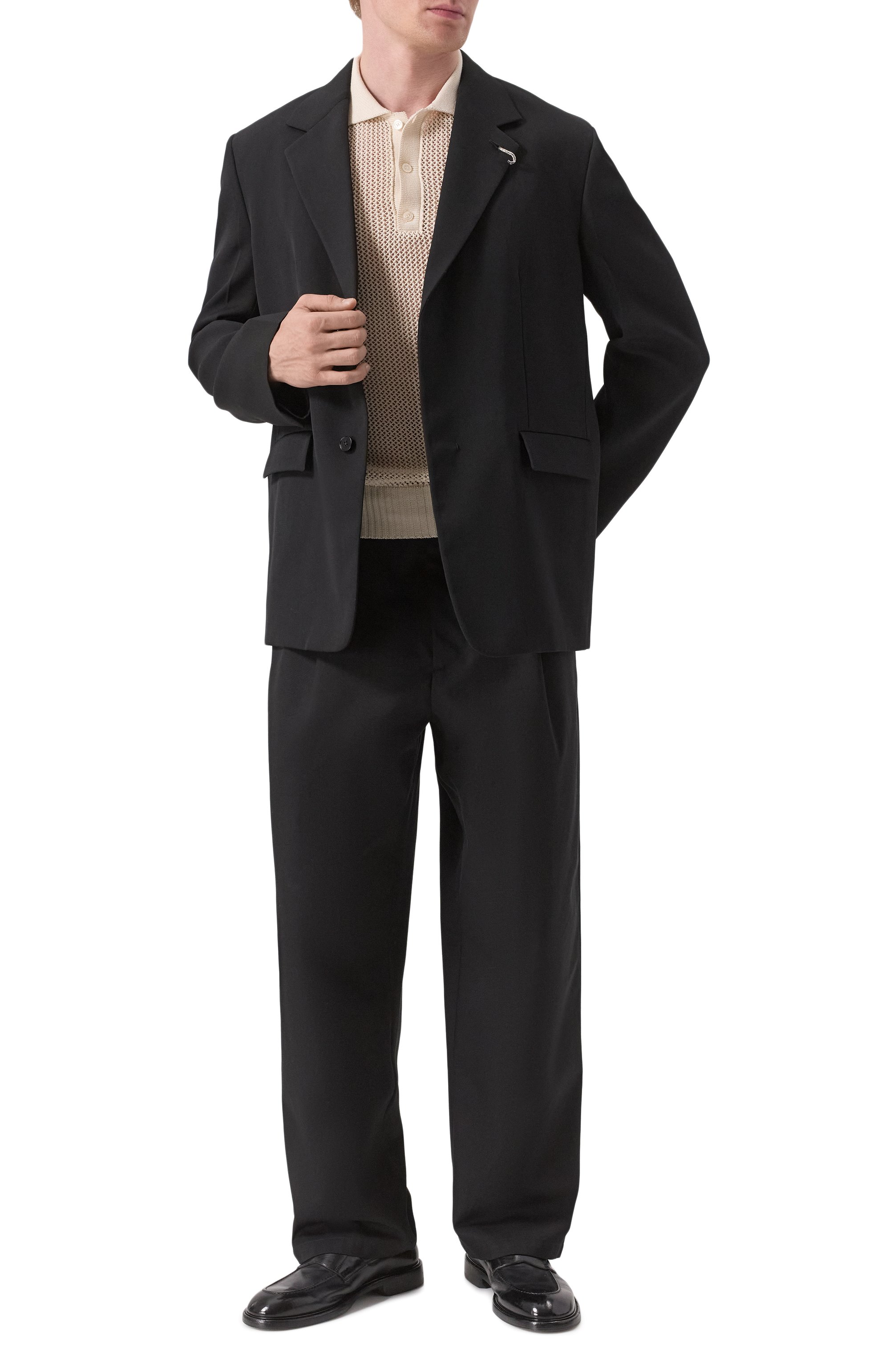 Шерстяной пиджак JIL SANDER, арт. J22BN0258-J40002, фото 3