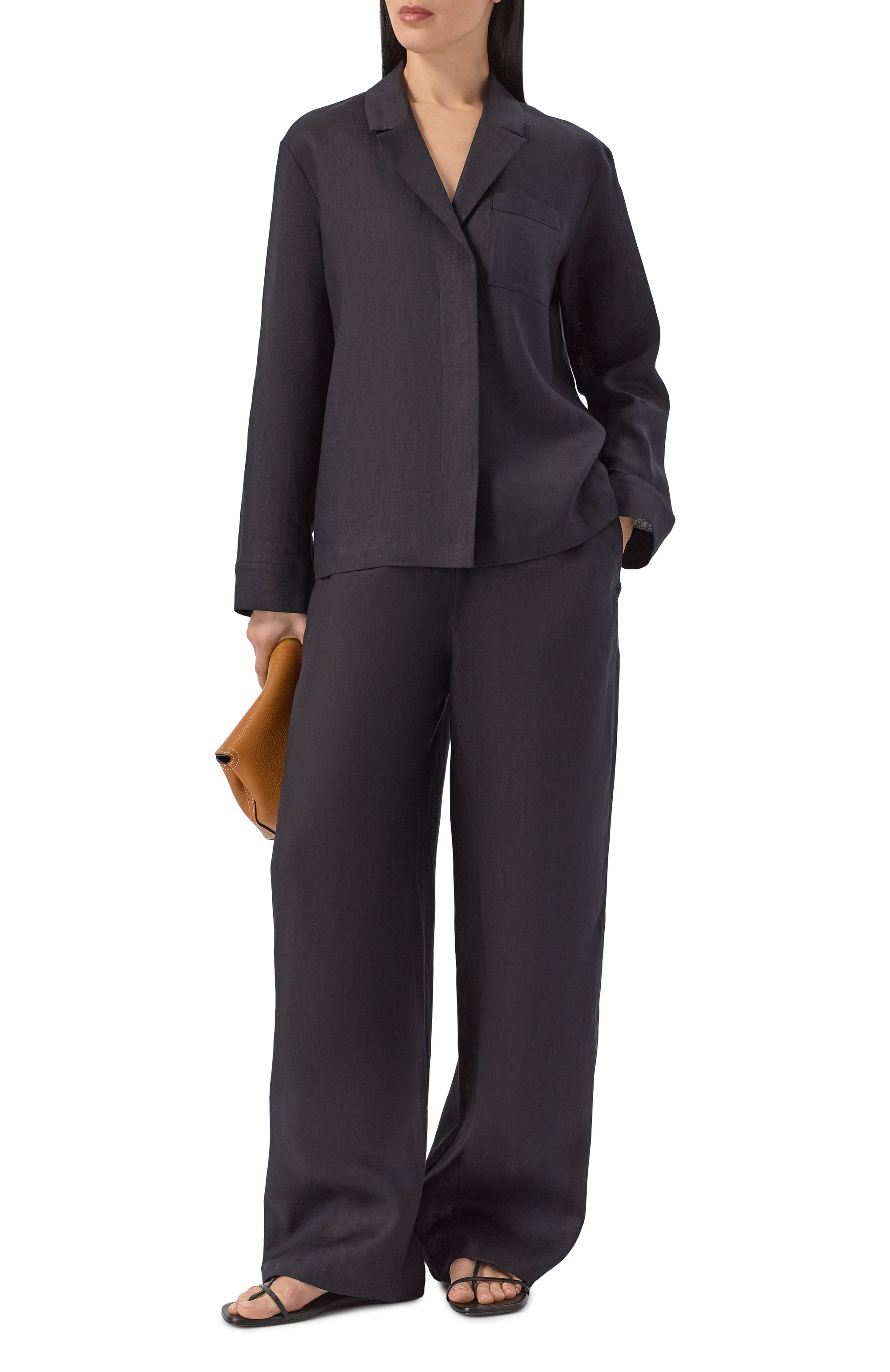 Льняная рубашка 12 STOREEZ, арт. 137702, фото 2