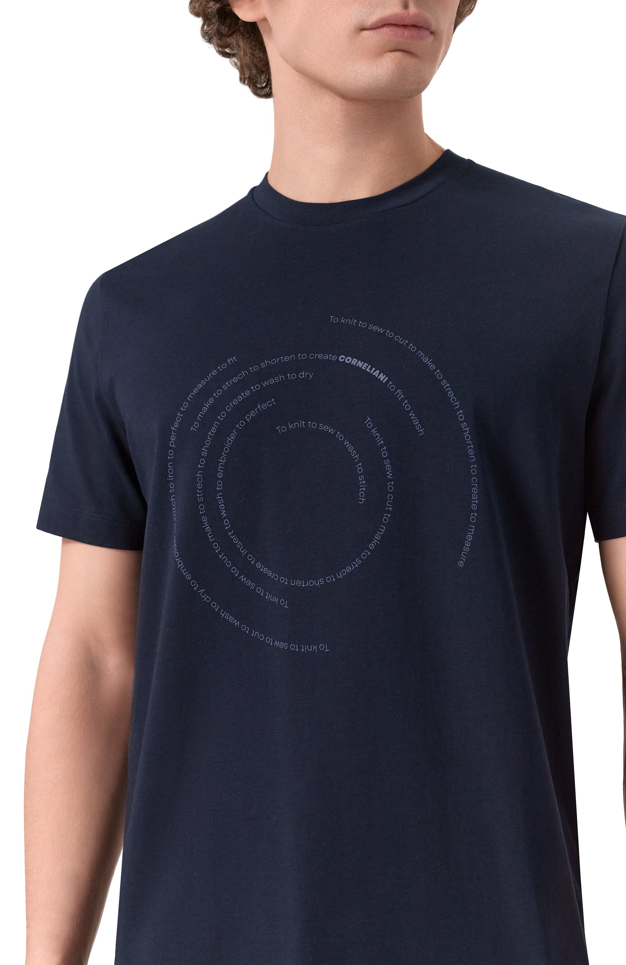 Хлопковая футболка CORNELIANI, арт. 27G588/2725036, фото 5