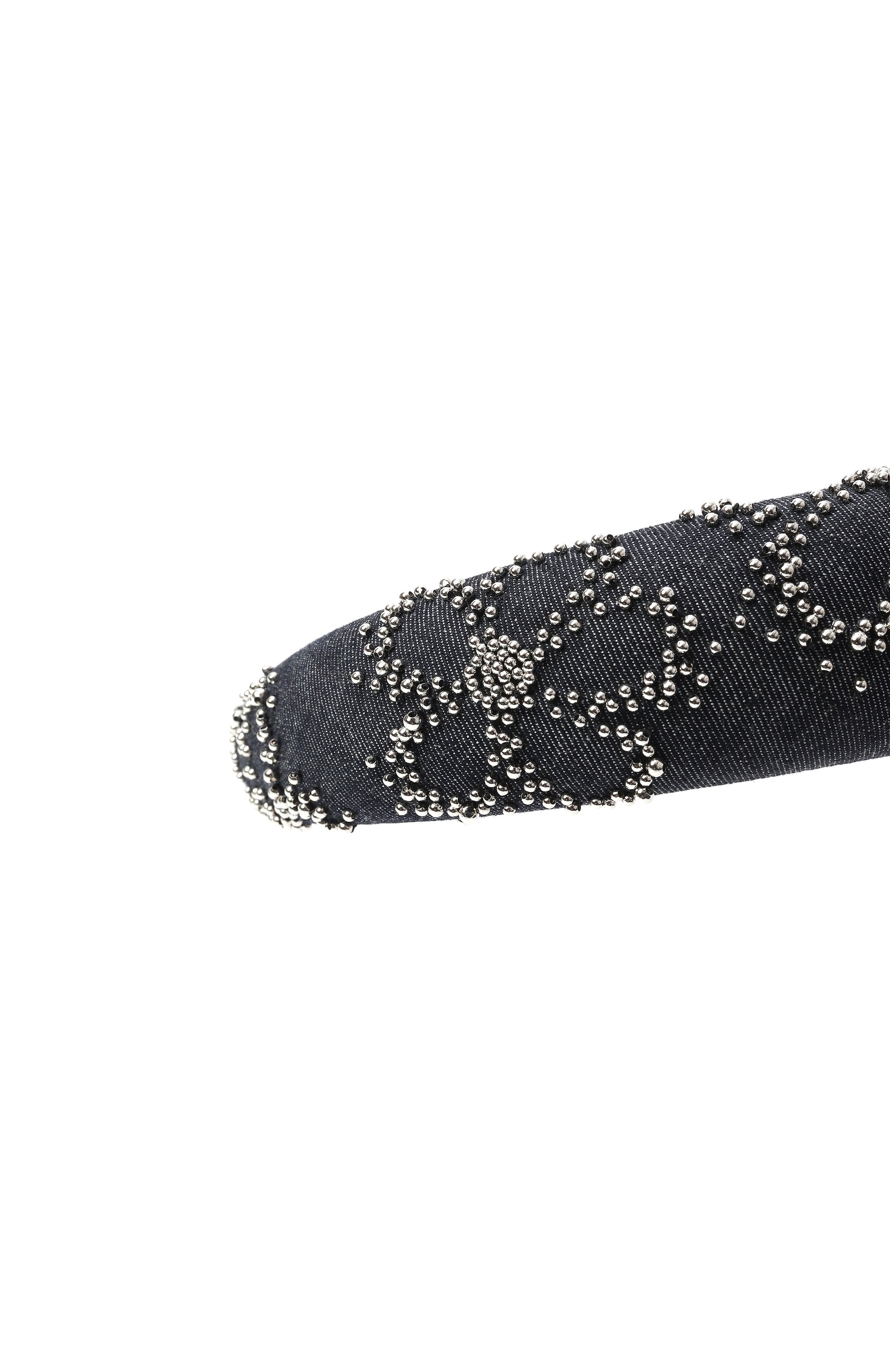 Ободок для волос PANFIL темно-серого цвета по цене 30000 руб., арт. JIN3-BND-DSF, фото 3 Ободок для волос PANFIL, арт. JIN3-BND-DSF, фото 3