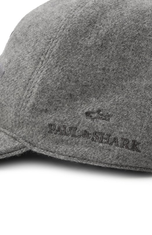 Бейсболка из шерсти и кашемира Paul&Shark 15317107 Серый  15317107 Фото 3