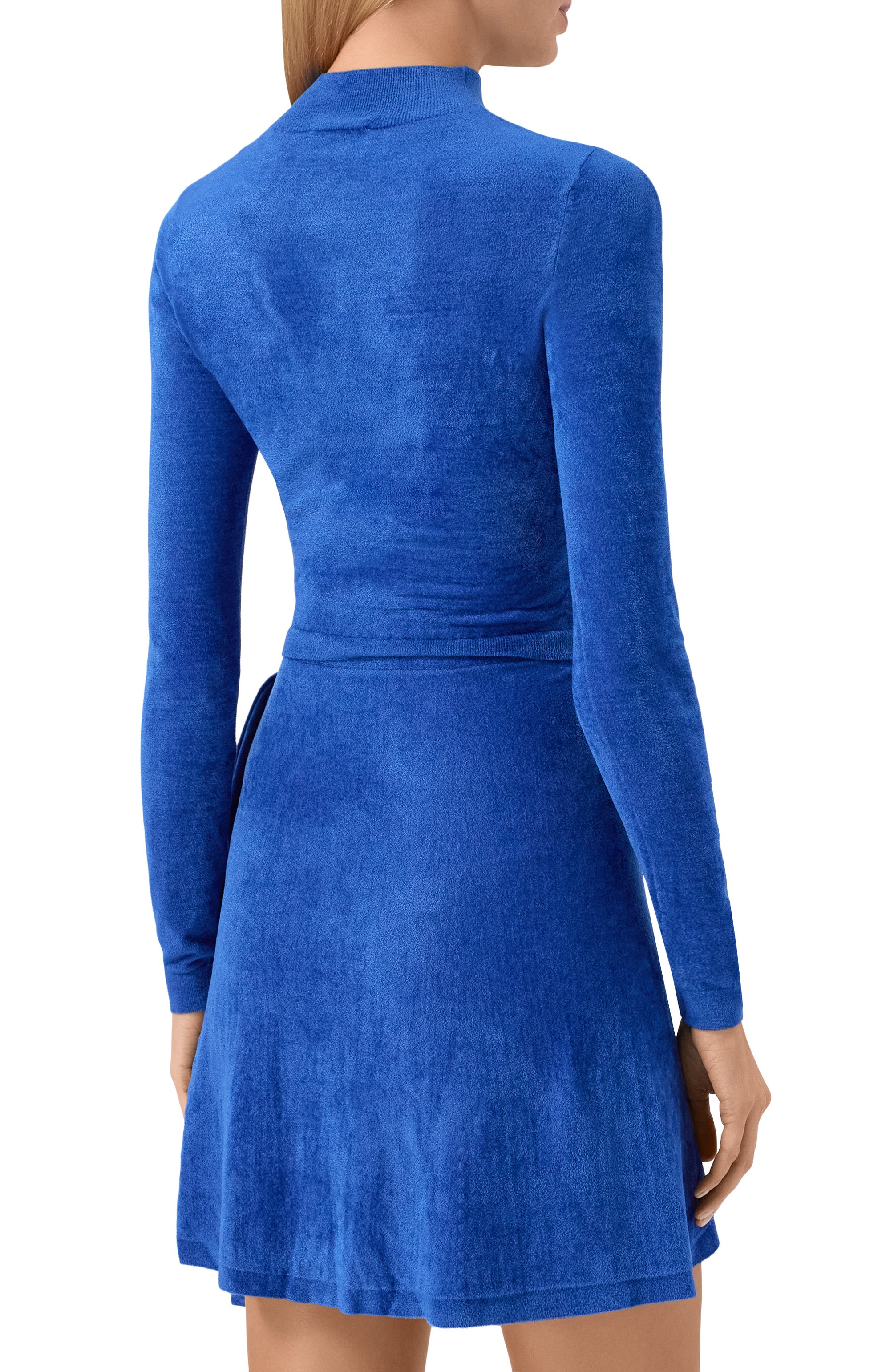 Платье DIESEL синего цвета по цене 48600 руб., арт. A18890/0IKBZ, фото 4 Платье DIESEL, арт. A18890/0IKBZ, фото 4