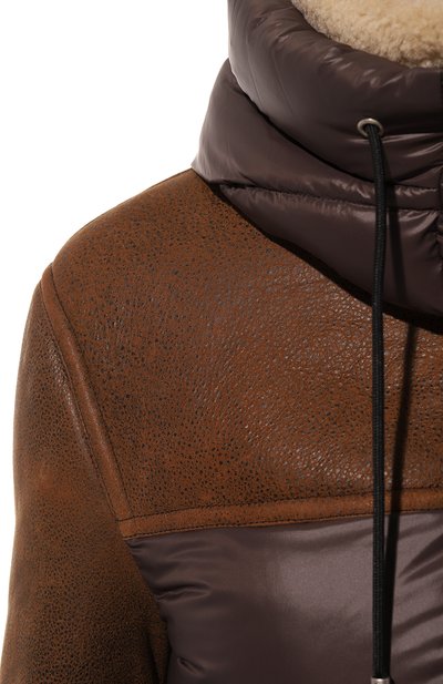 Комбинированная дубленка DRM, арт. DRM5049/D1863, фото 5