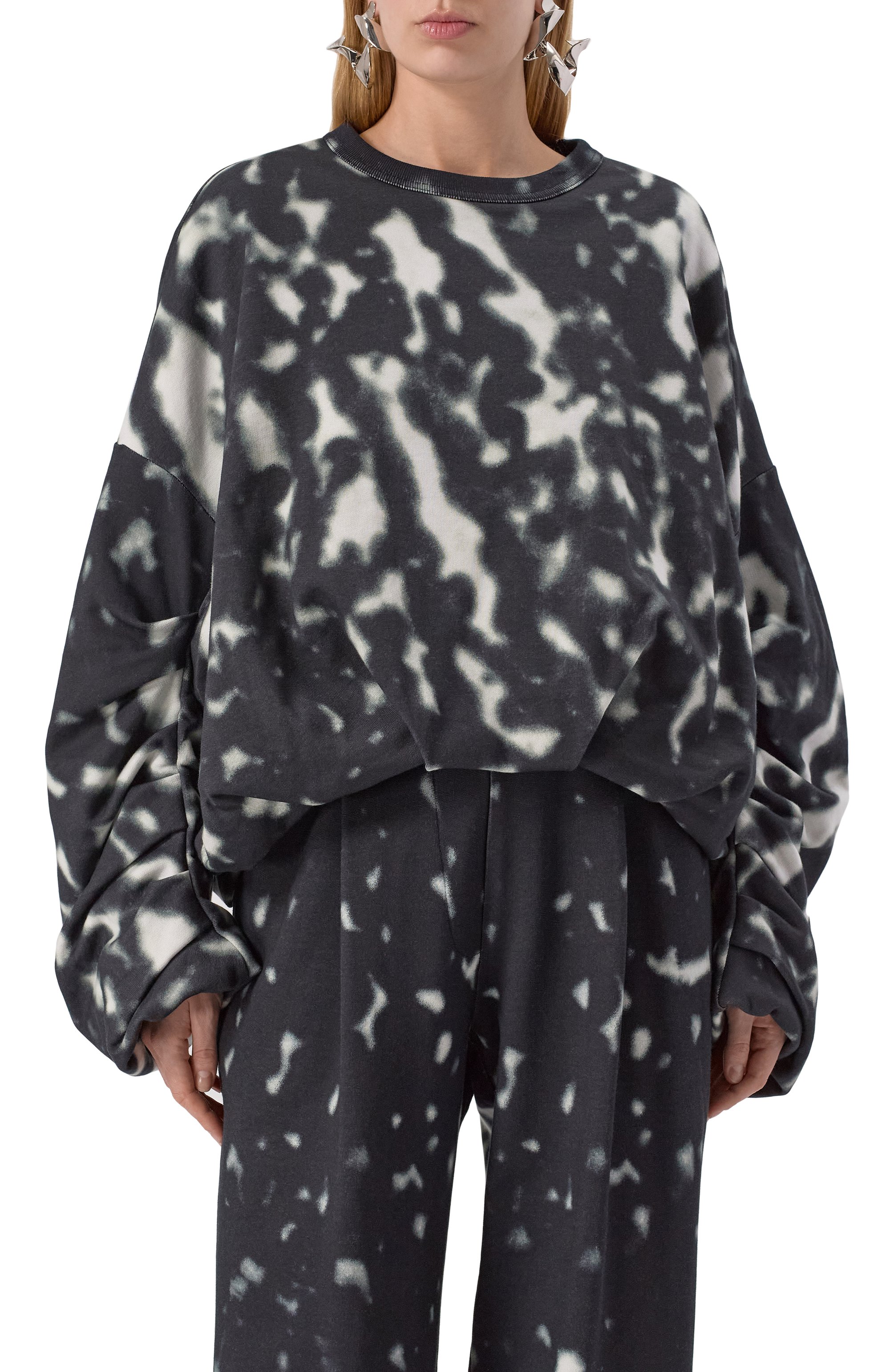 Хлопковый свитшот DRIES VAN NOTEN, арт. 251-011118-1612, фото 3