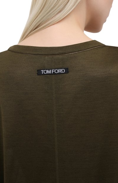 Футболка из шелка и шерсти TOM FORD, арт. TSJ399-FAX544, фото 5