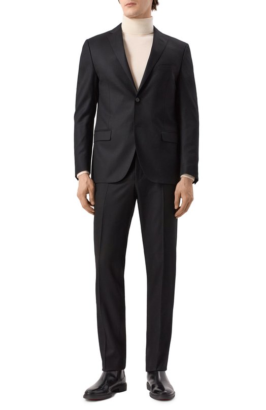 Шерстяной костюм Corneliani 946005-9418111_SET Чёрный  946005-9418111_SET Фото 2
