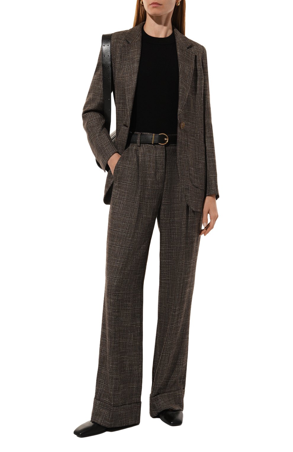 Брюки из шерсти и вискозы LORENA ANTONIAZZI, арт. A2448PA30B/4653, фото 2