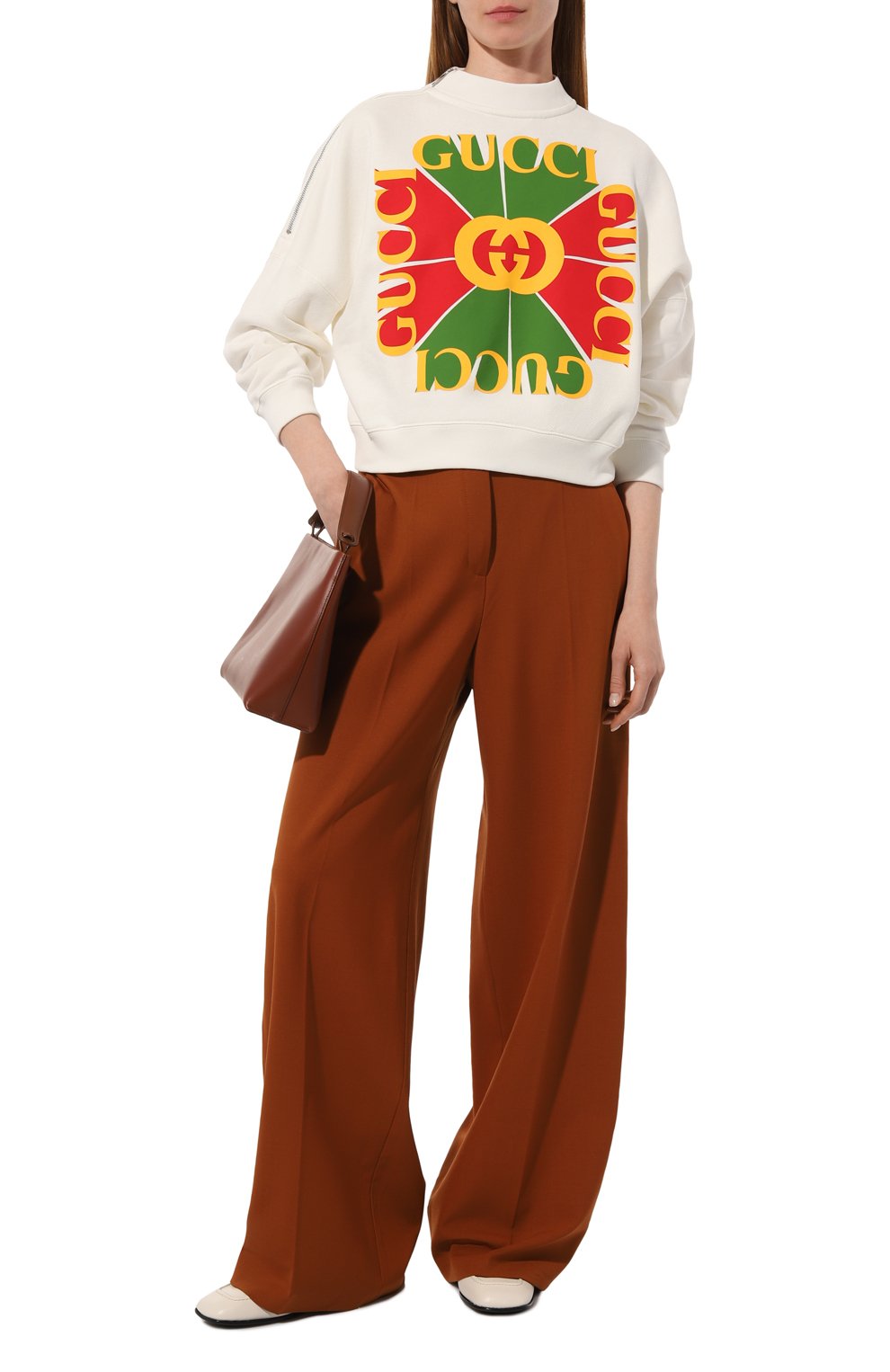 Хлопковый свитшот GUCCI, арт. 717406/XJE5N, фото 2