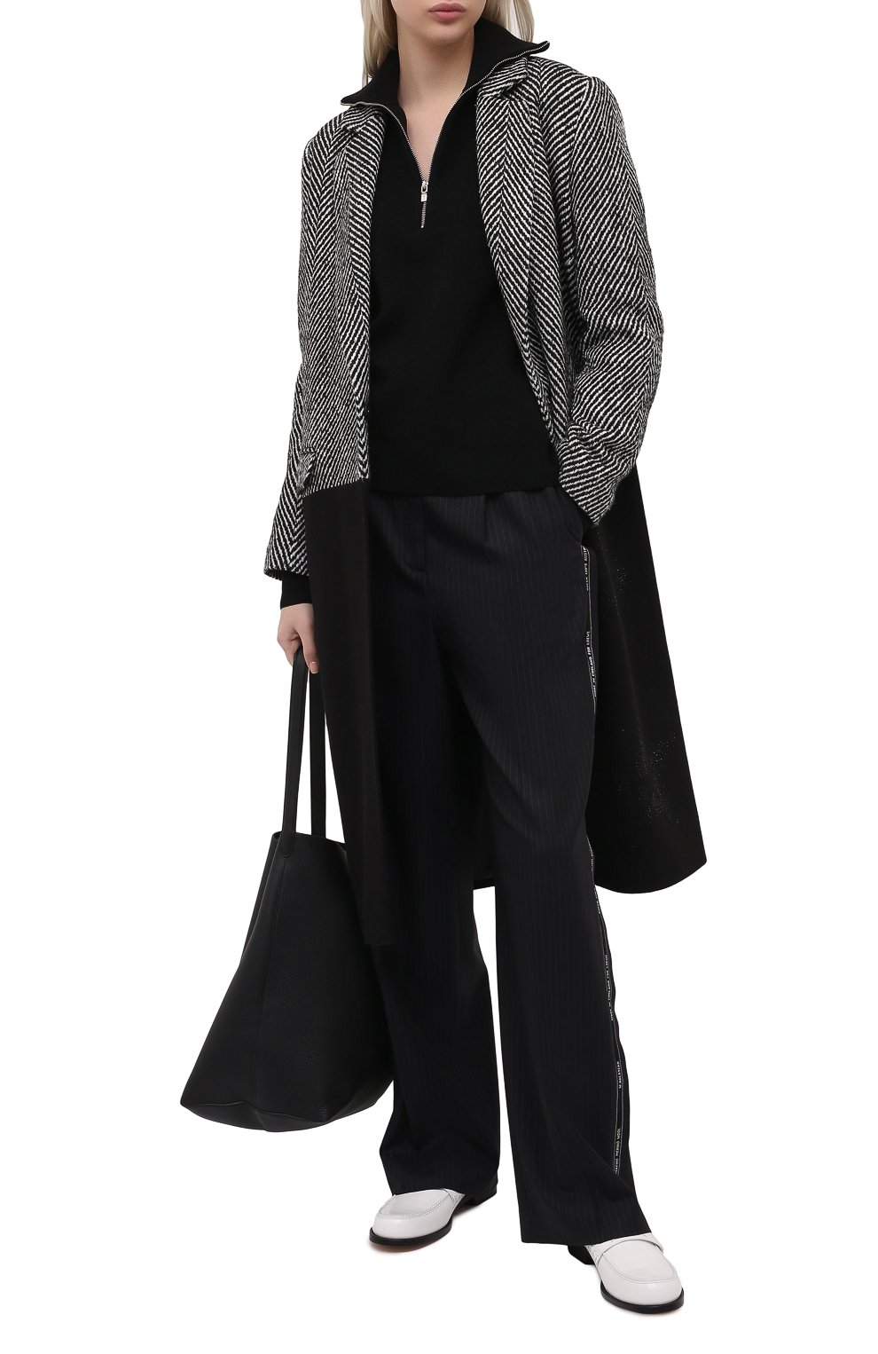 Пальто из шерсти и кашемира SEVEN LAB, арт. CM-K/5-2STR herri/black, фото 2