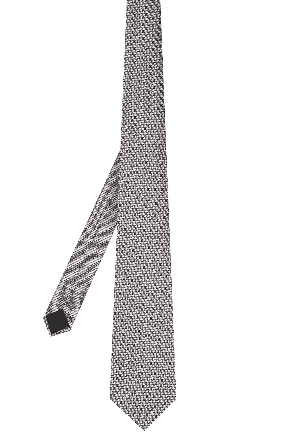 Шелковый галстук LANVIN серого цвета по цене 13950 руб., арт. 3209/TIE, фото 3 Шелковый галстук LANVIN, арт. 3209/TIE, фото 3