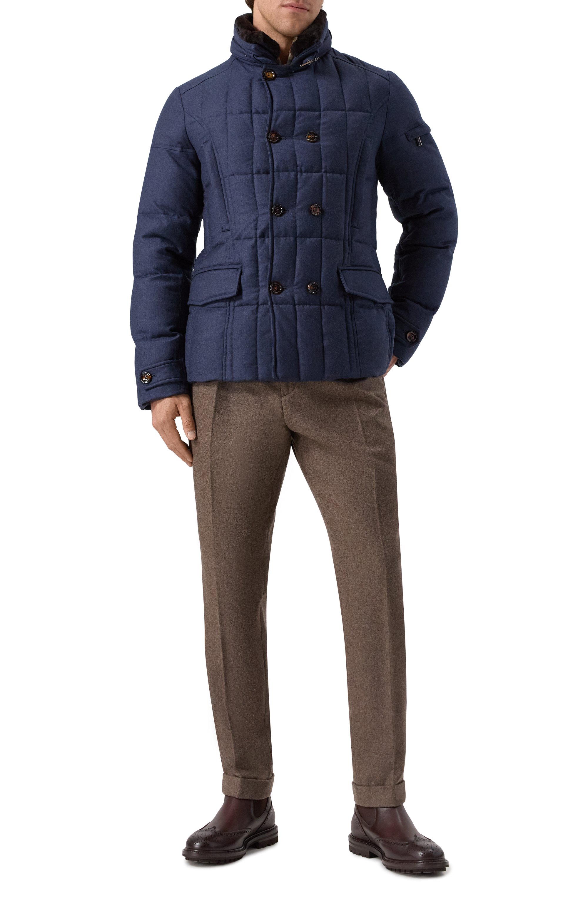 Пуховик siro-l с отделкой из овчины MOORER, арт. SIR0/L, фото 2