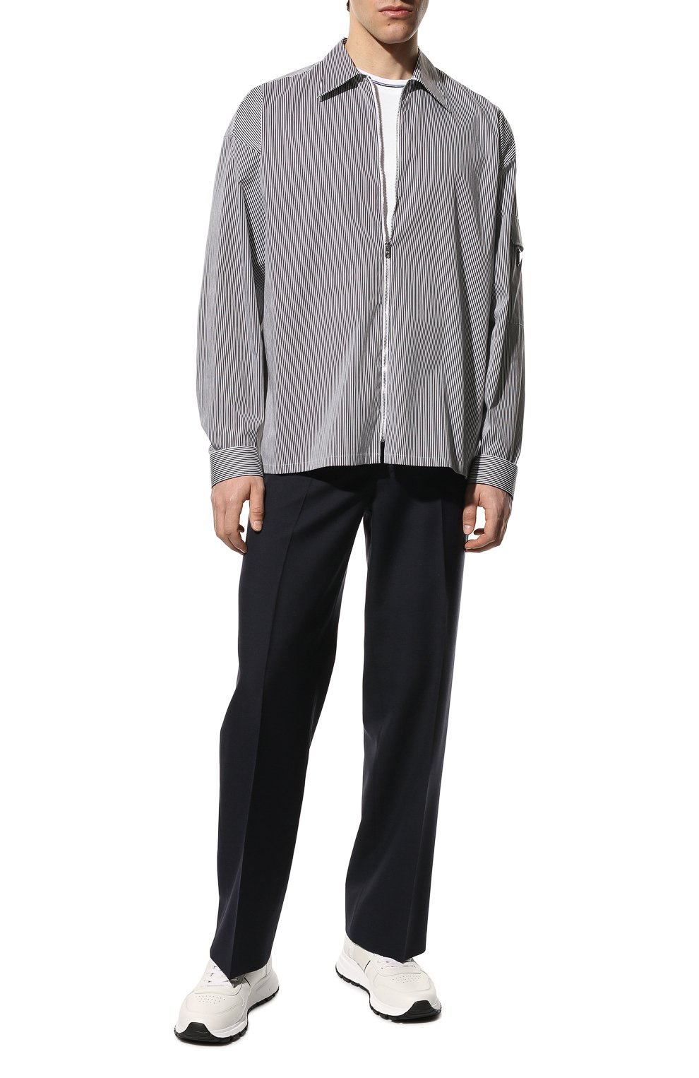 Комбинированные кроссовки prax 01 PRADA, арт. 4E3571-3L3F-F0964-G000, фото 2