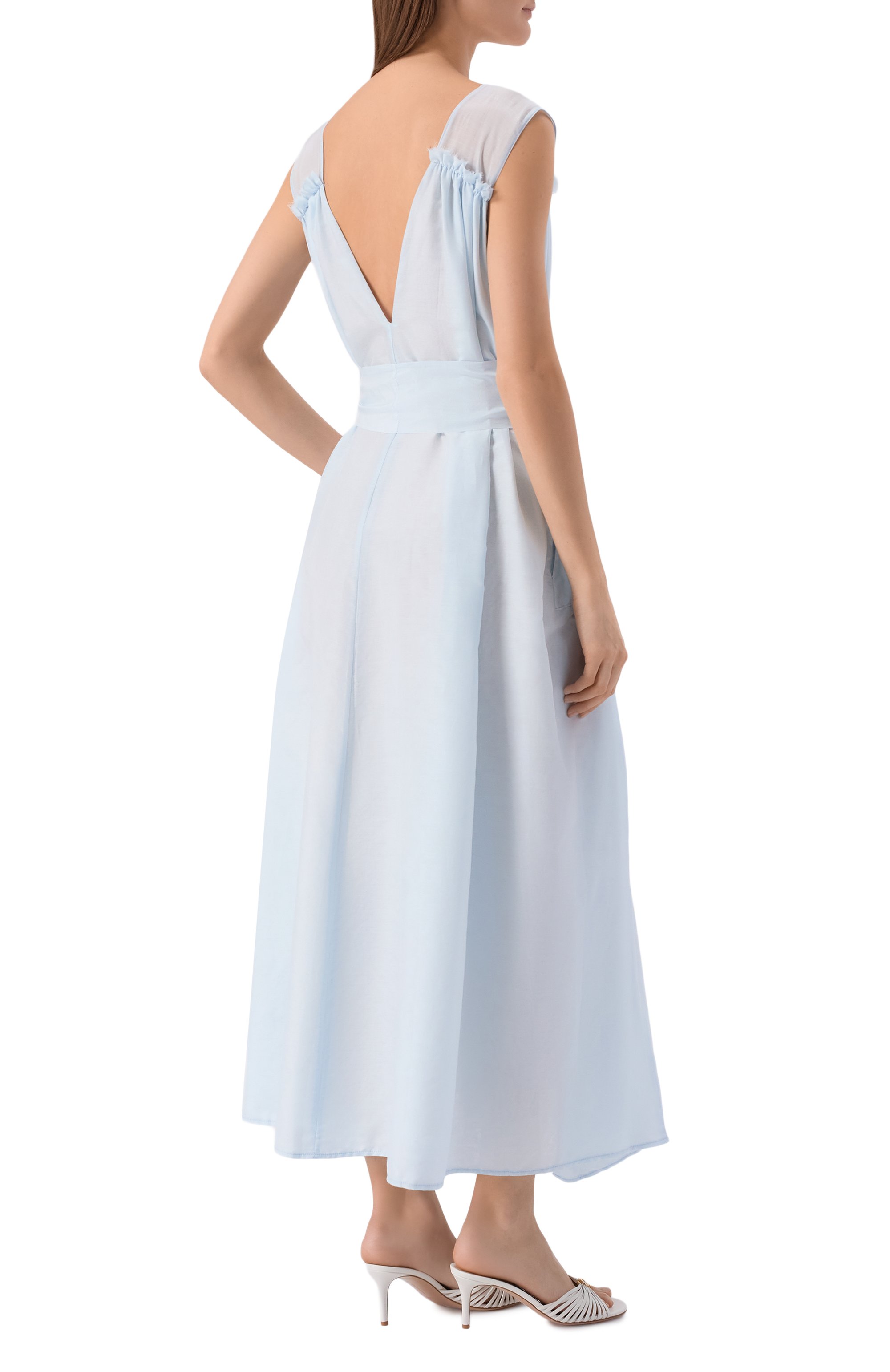 Платье из хлопка и шелка LILA EUGENIE, арт. 2511, фото 3