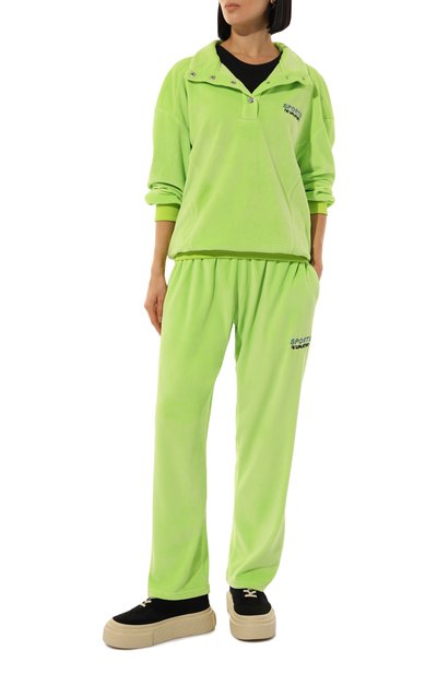 Бархатный свитшот EVERREVER, арт. RE-SWP-WM-GREEN, фото 2