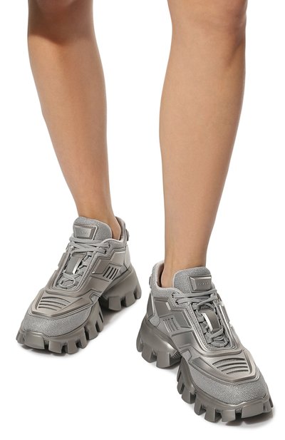 Комбинированные кроссовки cloudbust thunder PRADA, арт. 1E819L-3KR2-F0118-050, фото 3