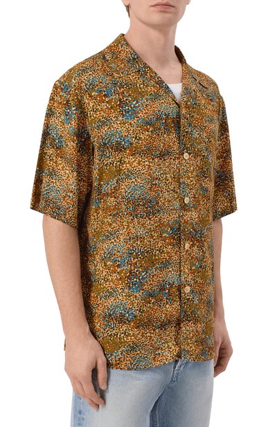 Рубашка из вискозы SAINT LAURENT, арт. 860621/Y2N18, фото 3