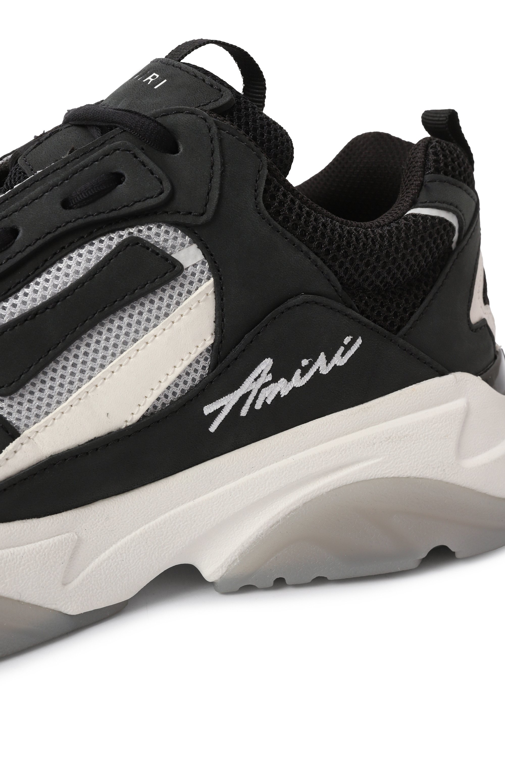 Кожаные кроссовки bone running AMIRI, арт. AMF0SR1091, фото 7