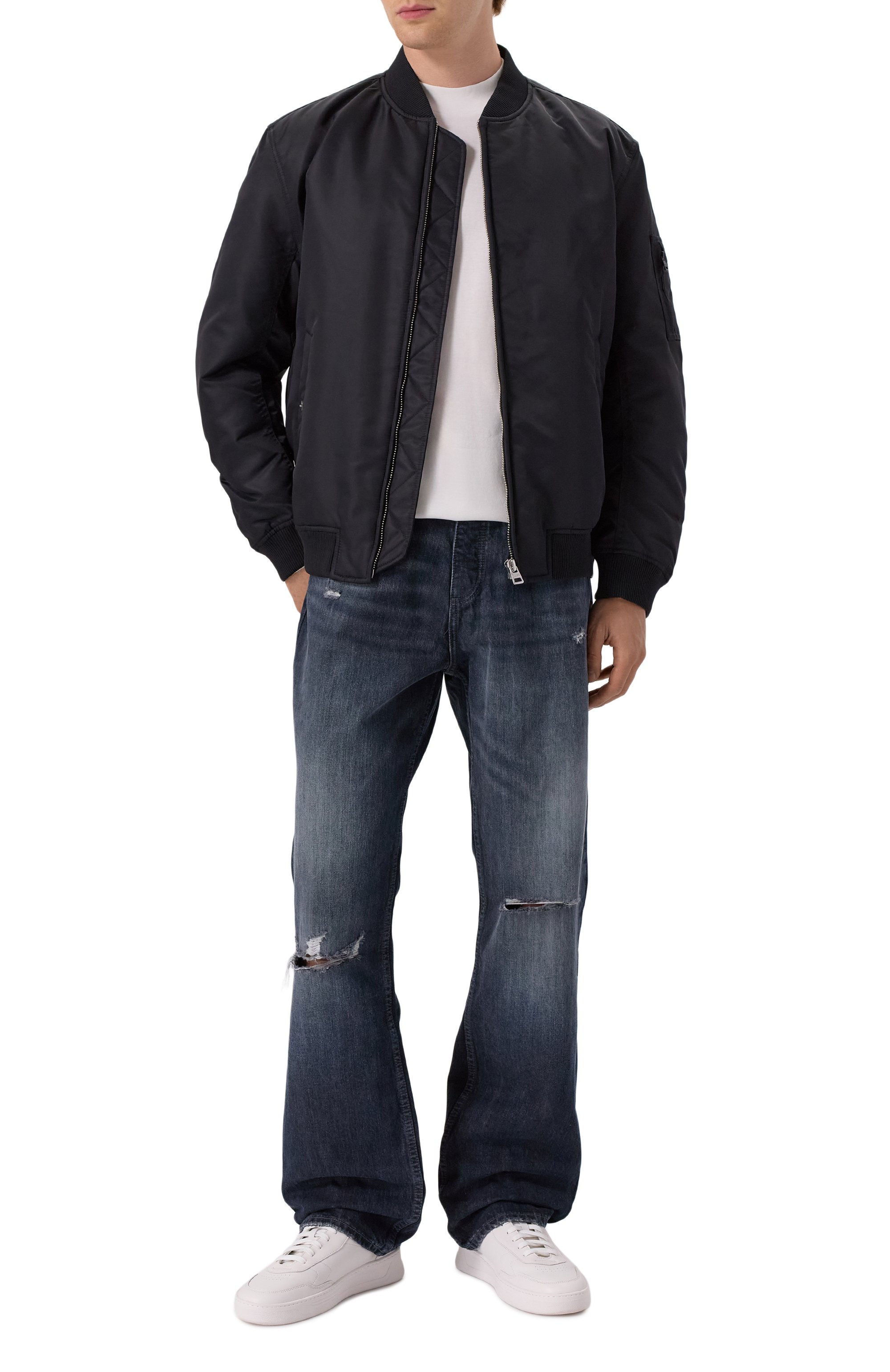 Хлопковый лонгслив HUGO, арт. 50544281, фото 2