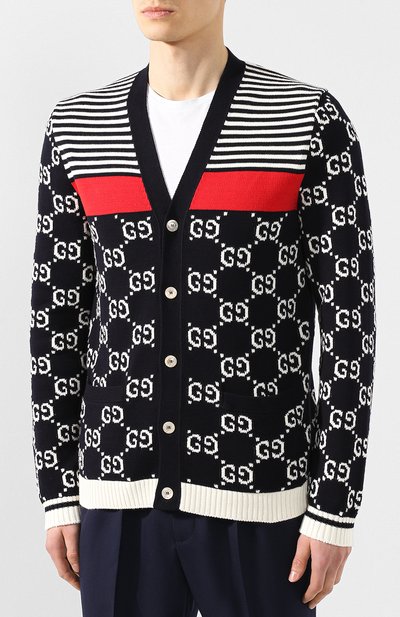 Хлопковый кардиган GUCCI, арт. 523048/X9I07, фото 3