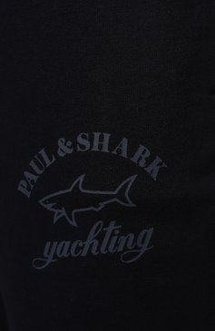Мужские хлопковые джоггеры PAUL&SHARK темно-синего цвета, арт. C0P1024 | Фото 5 (Региональные ограничения белый список (Axapta Mercury): RU; Материал внешний: Хлопок; Статус проверки: Проверено, Проверена категория; Силуэт М (брюки): Джоггеры; Длина (брюки, джинсы): Стандартные; Стили: Спорт-шик; Драгоценные камни: Проставлено; Материал сплава: Проверено, Проставлено)