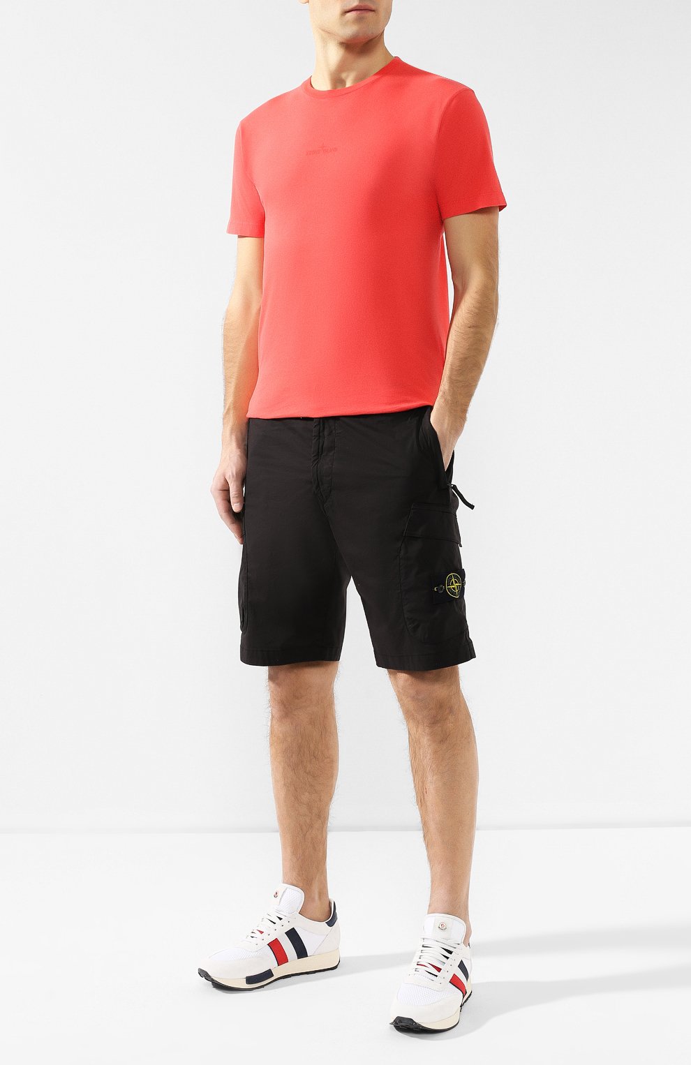 Хлопковая футболка  STONE ISLAND, арт. 70152NS89, фото 2