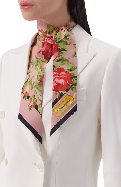 Женский шелковый шарф-твилли DOLCE & GABBANA, арт. FS215A/GDDPM