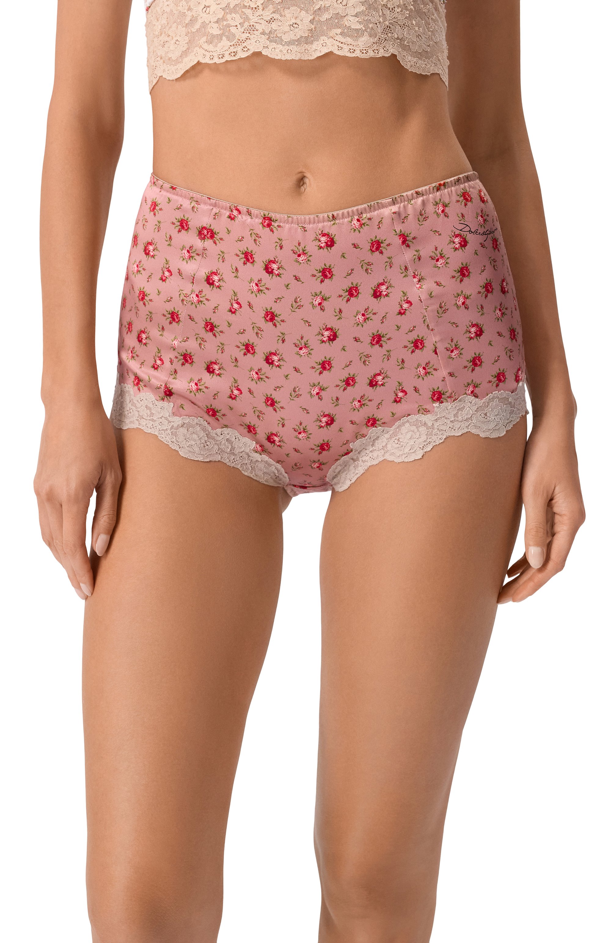 Трусы-шорты с завышенной талией DOLCE & GABBANA, арт. 02E02T/0N0E3, фото 2