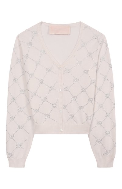 Хлопковый кардиган BLUMARINE, арт. BFMA002.C.FL028/6A-12A