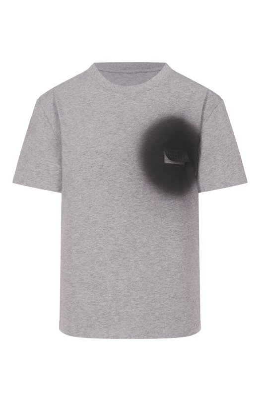 Хлопковая футболка MM6 S52GC0364/M20048 Серый S52GC0364/M20048