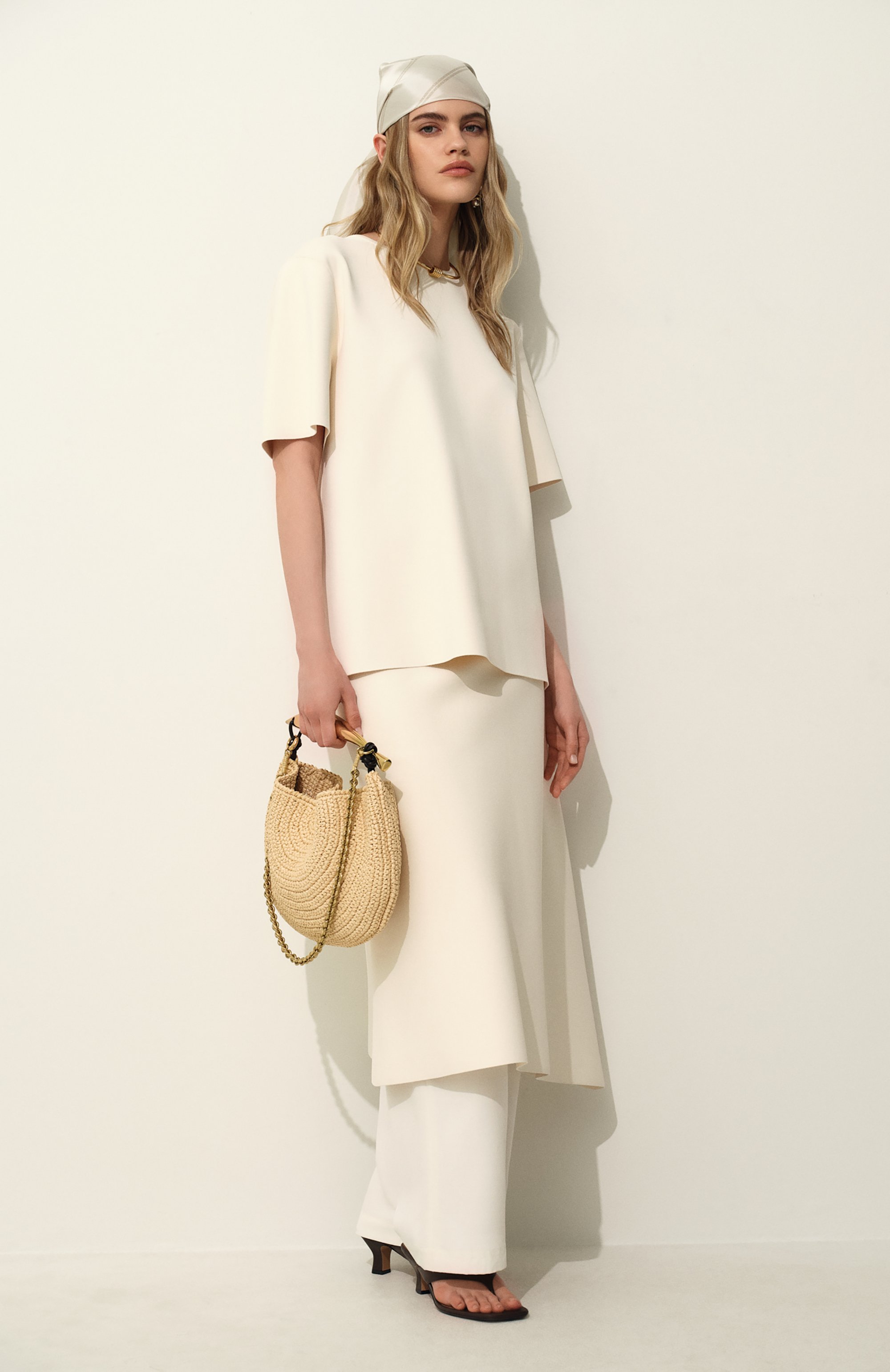 Юбка из вискозы JIL SANDER, арт. J04MA0105-J18208, фото 7