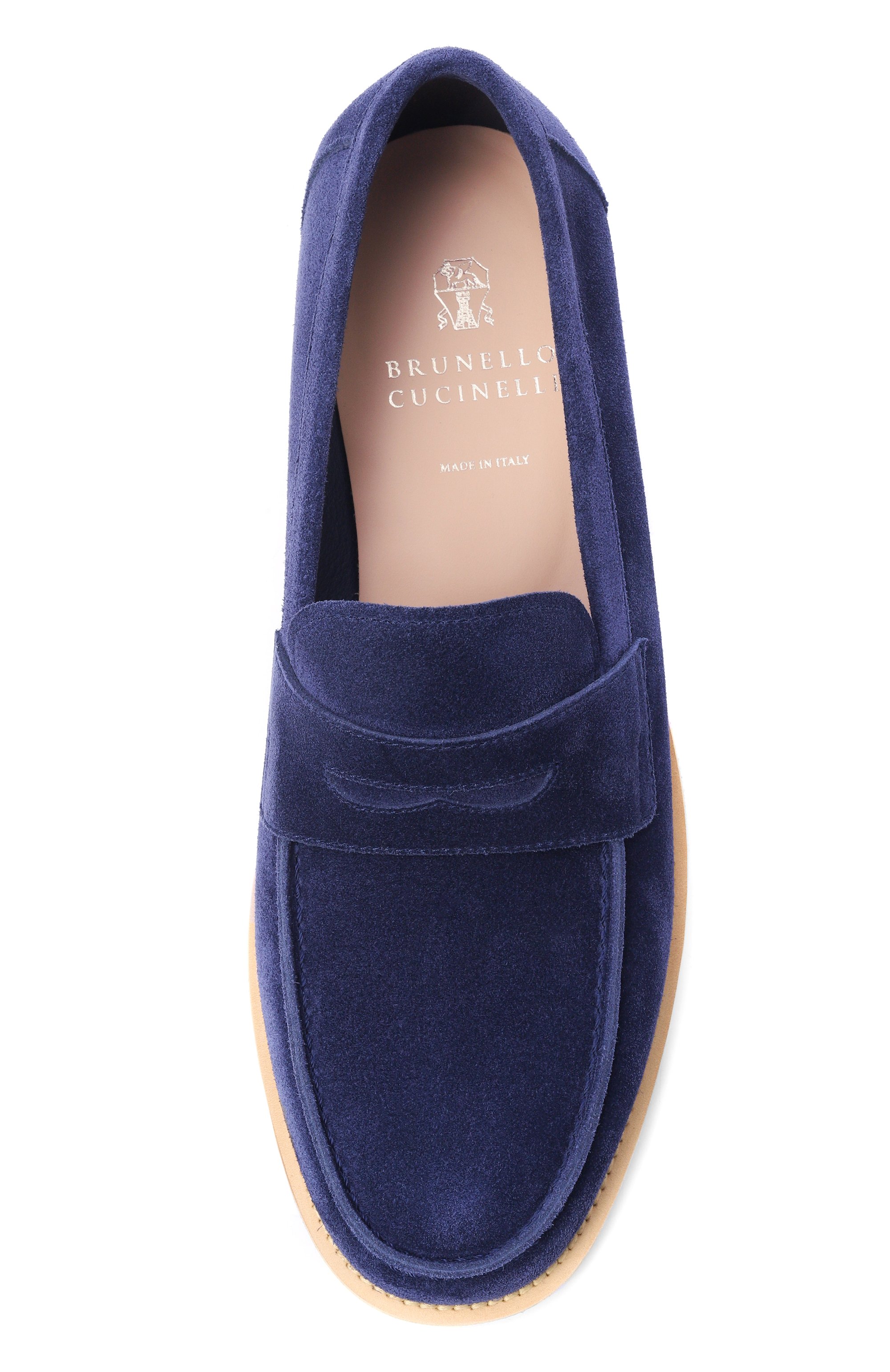 Замшевые пенни-лоферы BRUNELLO CUCINELLI, арт. MZUPAIX653, фото 5