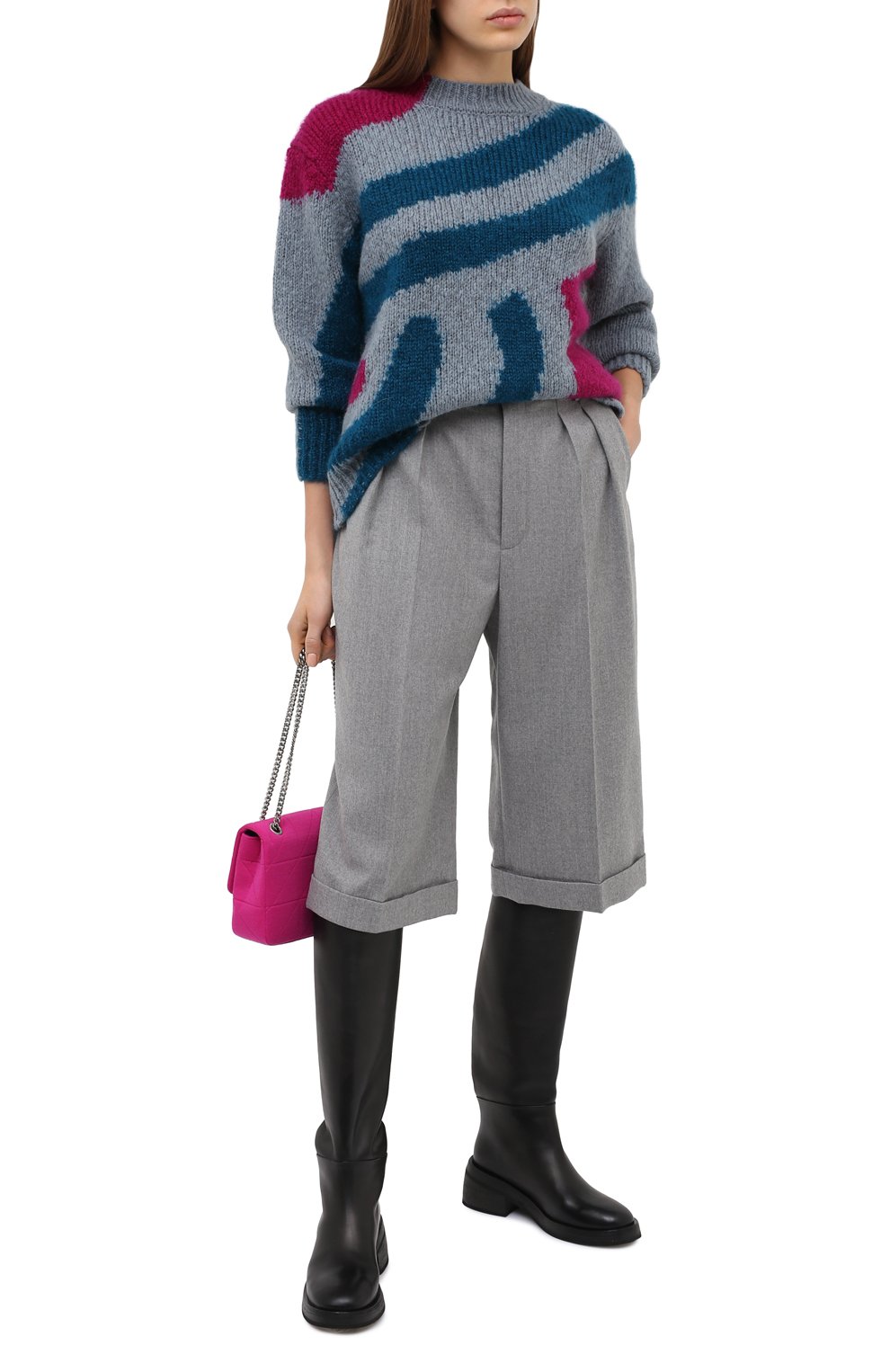 Шерстяные кюлоты SAINT LAURENT, арт. 637572/Y8B57, фото 2