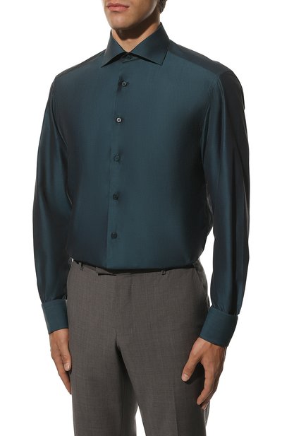 Хлопковая рубашка STEFANO RICCI, арт. MC000540/R122B, фото 4