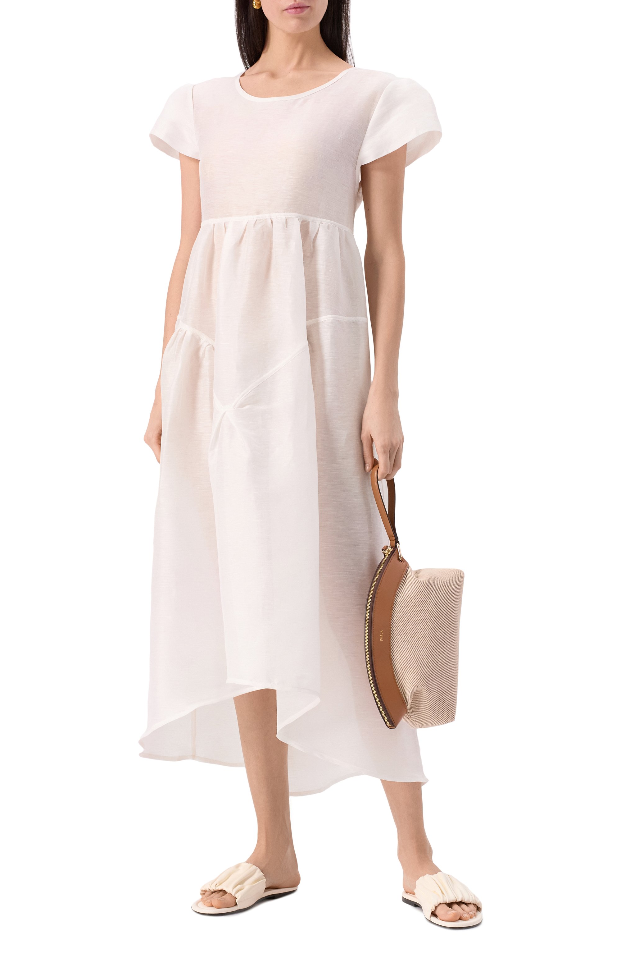 Платье изо льна и шелка MAURIZIO, арт. W06290479, фото 2