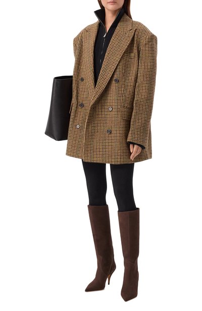 Замшевые сапоги theresa 100 JUDE коричневого цвета по цене 99500 руб., арт. THERESA KNEE B00T/NUBUCK LEATHER, фото 3 Замшевые сапоги theresa 100 JUDE, арт. THERESA KNEE B00T/NUBUCK LEATHER, фото 3