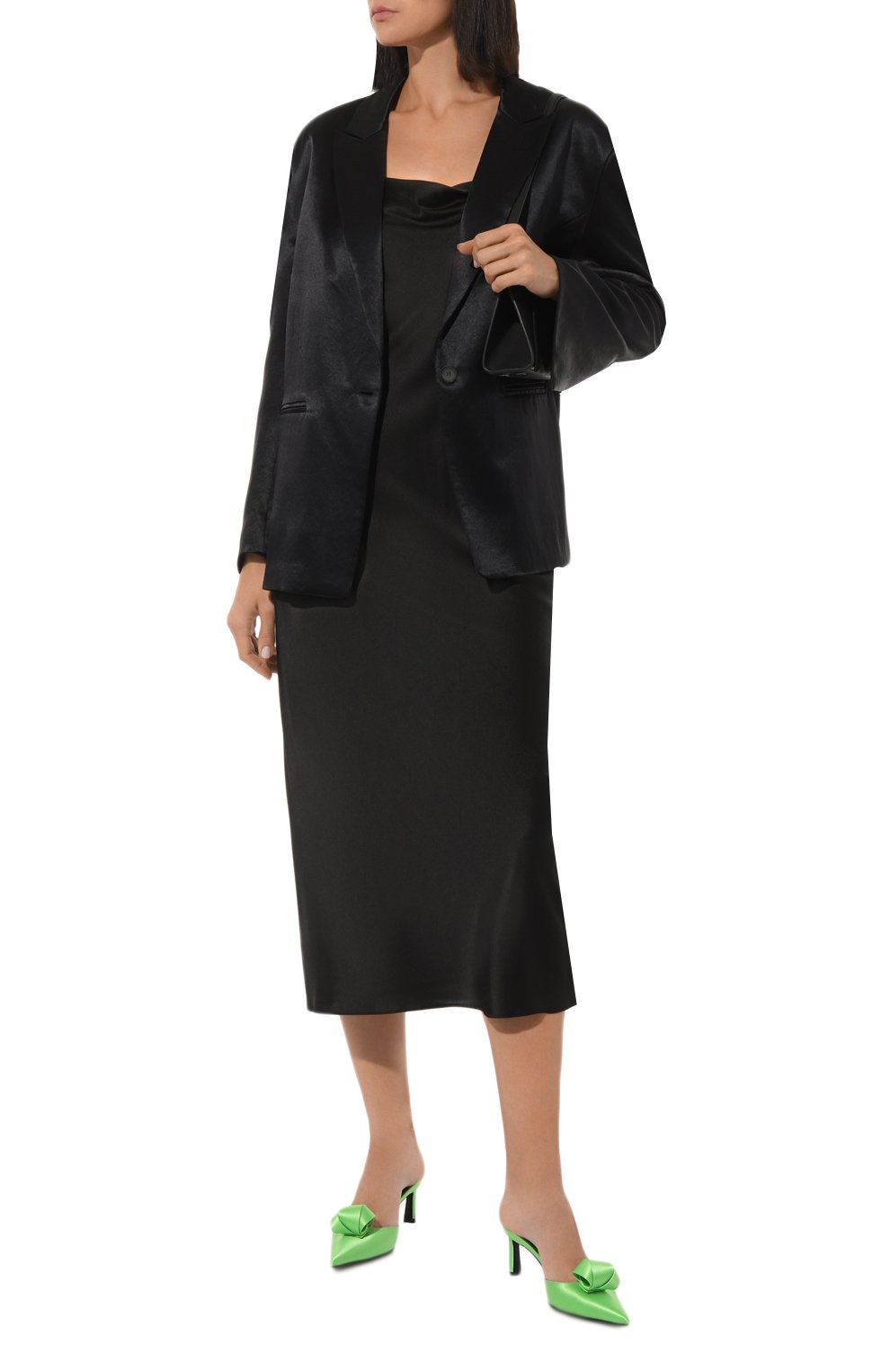 Атласное платье DOROTHEE SCHUMACHER, арт. 049503, фото 2