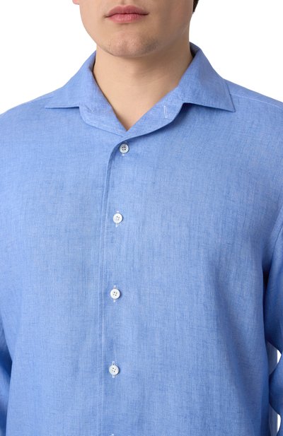 Льняная рубашка CORNELIANI, арт. 25P213-2511334, фото 5