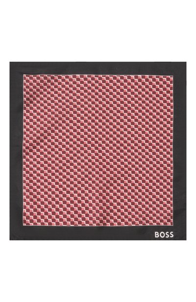 Платок из хлопка и шелка BOSS, арт. 50491125, фото 3